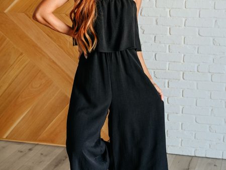 When All is Said and Done Spaghetti Strap Jumpsuit on Sale