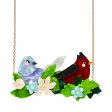 Erstwilder x Fleur Harris Pretty Birds Necklace with Gift Box Online Hot Sale