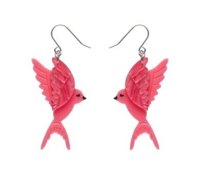 Erstwilder  Elodie and the Melody  Bird Drop Pierced Earrings with Gift Box Discount