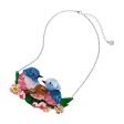 Erstwilder Rockin  Robins Birds & Flowers Necklace with Gift Box on Sale