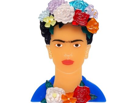 Erstwilder  My Own Muse Frida  Frida Kahlo Brooch with Gift Box ~Designed in Melbourne~ Discount