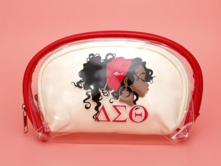 DST Sorority Red and Cream Cosmetic Pouch Set Online