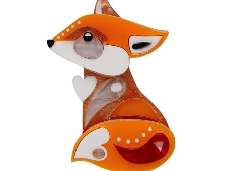 Erstwilder  The Footloose Fox  Brooch Designed in Melbourne, Australia Online Sale