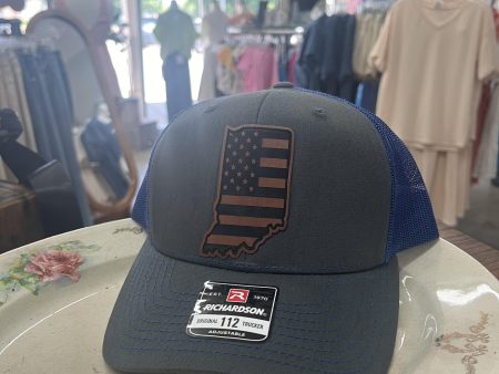 USA Flag Indiana Patch Hat Supply