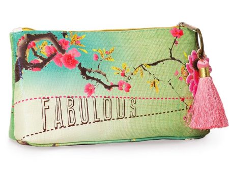 PAPAYA! Art Fabulous Accessory Pouch Clutch Makeup Bag (10  x 5 ) Online Sale