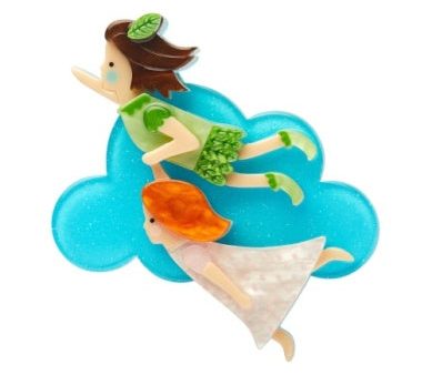 Erstwilder  Never Grow Up  Peter Pan & Wendy Brooch Designed in Melbourne, Australia Hot on Sale