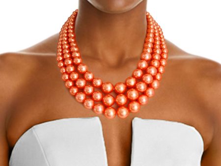 Orange Pearl 3 Layer Set Fashion