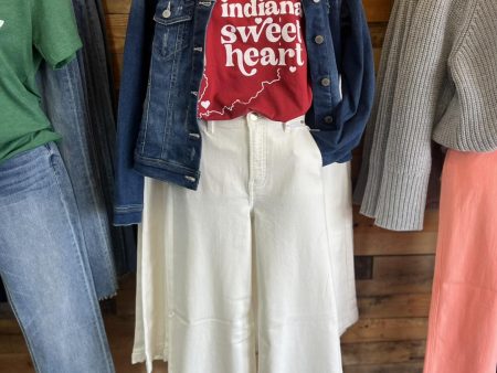 Indiana Sweet Heart Valentines Shirt on Sale