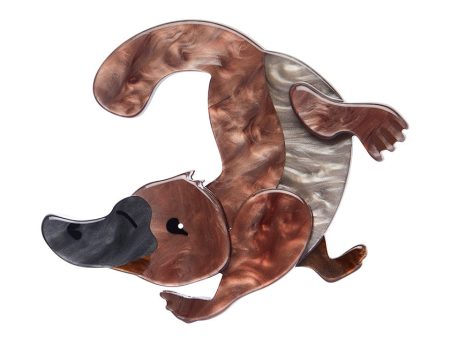 Erstwilder Puddles the Platypus Brooch Australiana Collection Discount