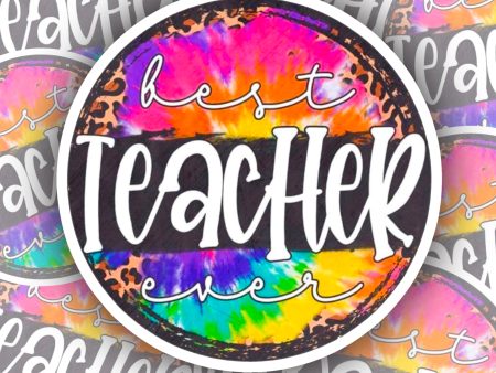 Best Teacher Ever Sticker Online Sale