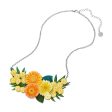 Erstwilder  Yellow Efflorescence  Daisy and Wattle Floral Necklace with Gift Box Sale