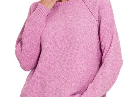 Chenille Raglan Sweater Online Sale