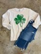 Cream Shamrock Sweatshirt Online