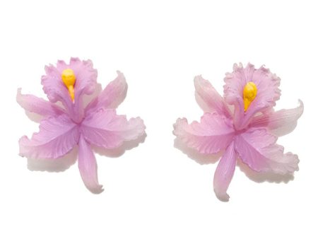 Tarina Tarantino Dream Garden Orchid Post Earrings in Lavender Cheap