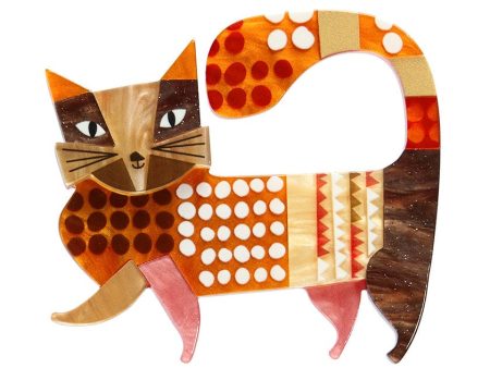 Erstwilder  A Cat Named Purr  Brooch with Gift Box ~Designed in Melbourne~ Discount