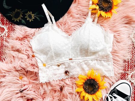 Miss Me Bralette • White Cheap