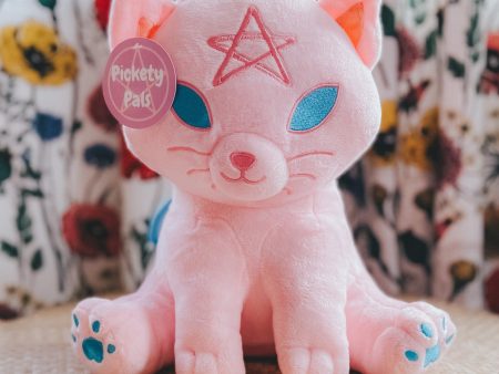 Lucipurr The Witchy Kitten Plushie • Cotton Candy Pink Online Hot Sale