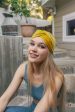 Joplin Twisted Velvet Headband • Sunflower For Discount