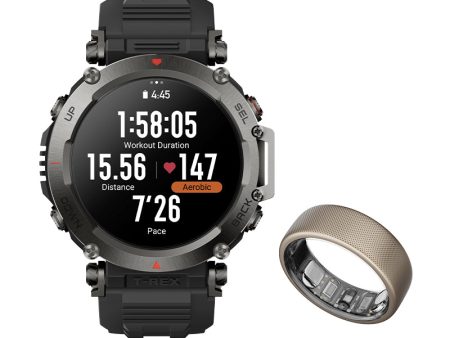 Amazfit T-Rex Ultra + Helio Ring Online now