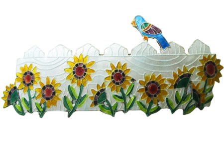 Zarah Zarlite Sunflower Garden & Bird Hair Barrette Online