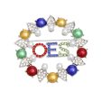 OES Sorority Pearl and Rhinestone Leaf Brooch Pin For Cheap