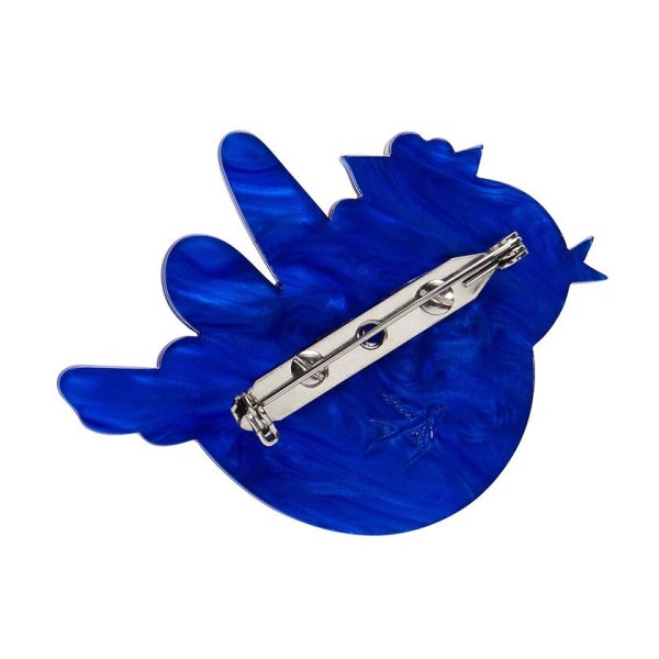 Erstwilder  Love s Offspring  Blue Swallow Brooch with Gift Box ~Designed in Melbourne~ Online Hot Sale