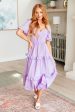 In My Carefree Era Tiered Ruffled Dress Hot on Sale