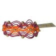 Rose Gonzales  Gigi  Sorbet Collection Woven Bracelet in Burgundy & Orange on Sale