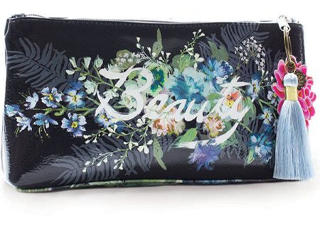 PAPAYA! Art Beauty Bouquet Accessory Pouch Clutch Makeup Bag (10  x 5 ) Sale