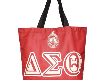 DST Sorority Red Large Shopper Tote for Women Online