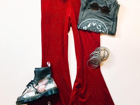 Disco Days Glitter Bell Bottoms • Ruby Supply