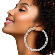 Hoops Silver Handmade Twist Curl Earrings Women Discount