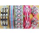 Rose Gonzales  Cotton Candy  Collection Set of 5 Woven Bracelets (Pink & Blue) Supply