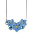 Erstwilder  Don t You Forget About Me  Forget Me Not Flowers Necklace with Gift Box Online Hot Sale