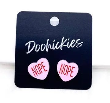 NOPE Earrings on Sale