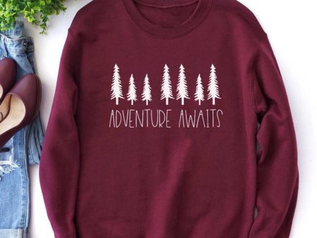 Adventure Awaits Sweatshirt Discount