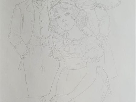 A Gentlemen s Wager - Pencil Sketch by Anne Yvonne Gilbert for The Night Circus Online