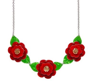 Erstwilder  Rosalita s Garden  Floral Necklace with Gift Box Sale