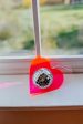 Hanging Mini Disco Heart Sun Catcher Fashion