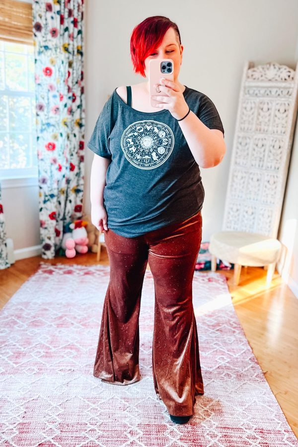 Disco Days Glitter Bell Bottoms • Gold Hot on Sale