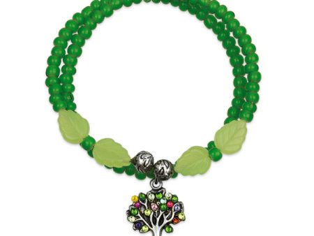 Anne Koplik Tree of Life Charm Wrapsody Wrap-a-Round Bracelet on Sale