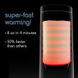 Superfast Portable Bottle Warmer - Rechargeable Travel Warmer for Formula and Breastmilk Supply