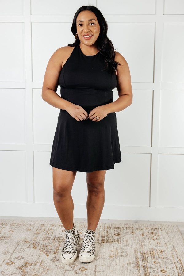 Gym and Tonic Butter Romper Dress •  Black Online