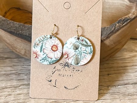 Sage Garden Round Earrings For Cheap