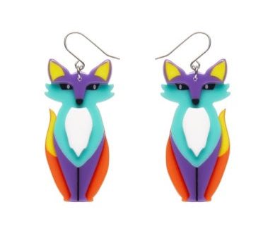 Erstwilder  Varuka Fox  Drop Pierced Earrings with Gift Box Online