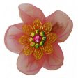 Tarina Tarantino Organza Flower Anywhere Hair Clip (Rose) For Cheap