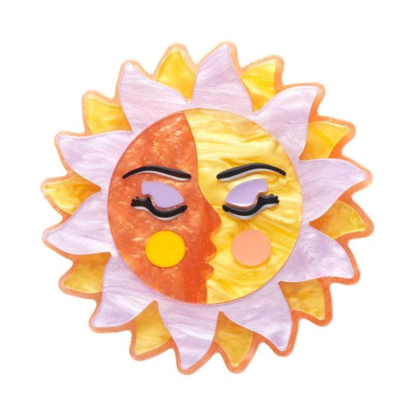 Erstwilder  Eternal Sunshine  Sun Design Brooch with Gift Box Sale