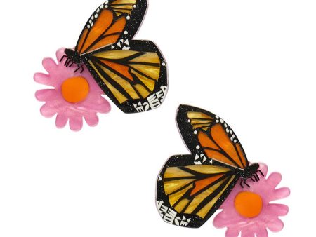 Erstwilder  A Butterfly Named Flutter  Hair Clips Set of 2 with Gift Box Supply