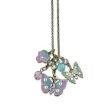 Anne Koplik Take Flight Butterflies & Flower Jumble Charm Necklace For Cheap