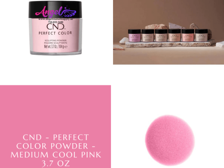 CND Perfect Color Powder - Medium Cool Pink 3.7 oz Fashion